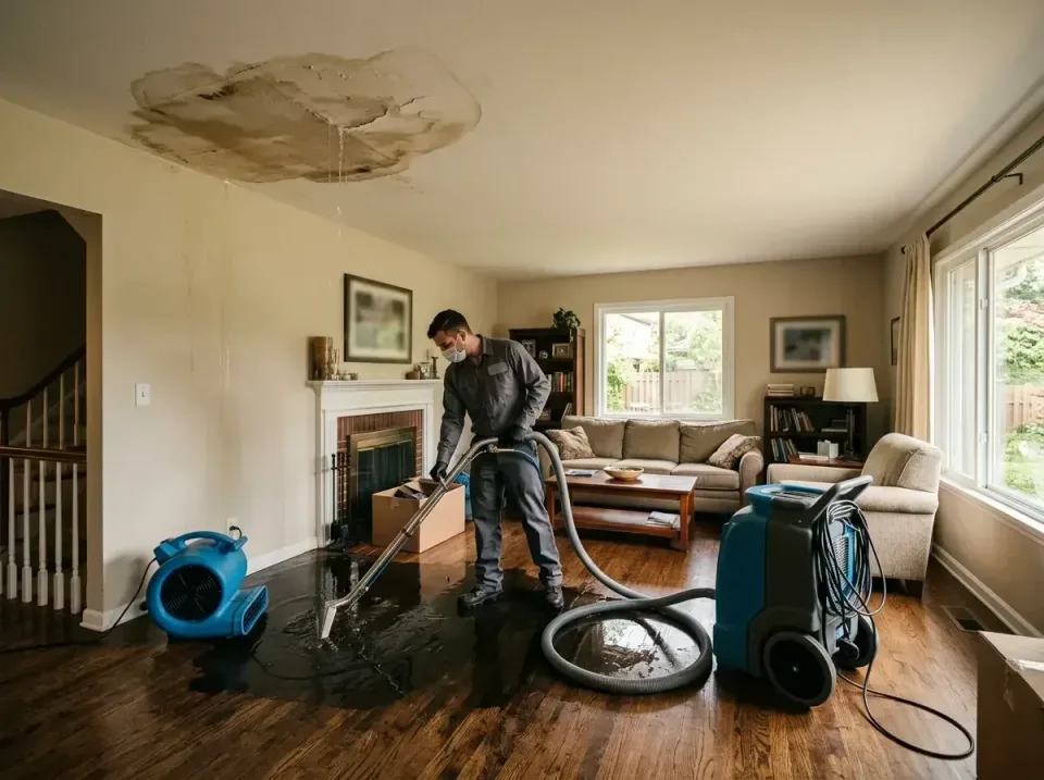 attic-pipe-burst-ceiling-drip-008 — frequently asked questions, Water Damage Restoration & Carpet Care in Hendersonville, TN